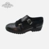 Classic Double Monk Leather Loafer