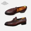 Men's Pure Leather Plain Slip-On Loafer
