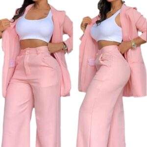 Elegant Women’s Blazer Trouser Set